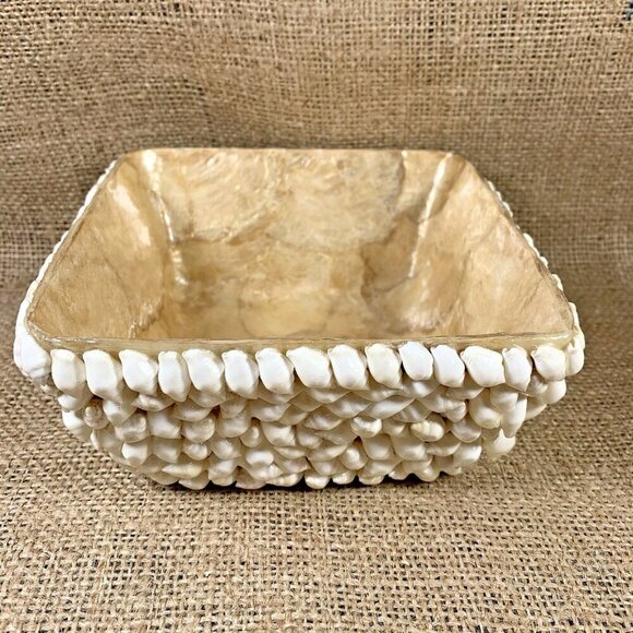 Zodax Capiz 5.5" Serving Bowl NCX-1907 Summer Beach Ocean Decor - Picture 1 of 8